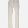 ELEVENTY Pantalone cinque tasche in cotone WHITE Uomo 