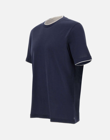 ELEVENTY T-shirt in cotone BLUE Uomo 