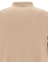 ELEVENTY Polo uomo in crêpe di cotone BEIGE Uomo 
