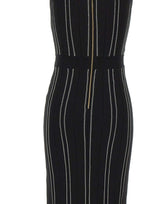 ELISABETTA FRANCHI Abito in maglia origami BLACK Donna 
