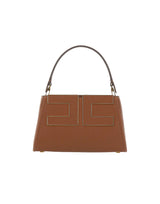 ELISABETTA FRANCHI Borsa a mano con logo BROWN Donna 