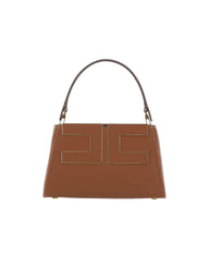 ELISABETTA FRANCHI Borsa a mano con logo BROWN Donna 