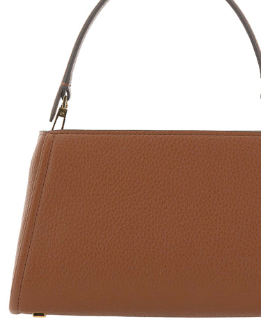 ELISABETTA FRANCHI Borsa a mano con logo BROWN Donna 