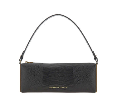Borsa a spalla con stampa lucertola BS15A66E2 110 ELISABETTA FRANCHI 