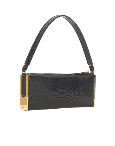 Borsa a spalla con stampa lucertola BS15A66E2 110 ELISABETTA FRANCHI 