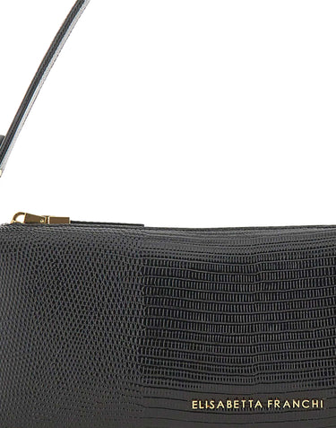 Borsa a spalla con stampa lucertola BS15A66E2 110 ELISABETTA FRANCHI 