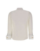 ELISABETTA FRANCHI Camicia con volant WHITE Donna 