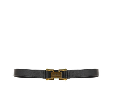 ELISABETTA FRANCHI Cintura con placca logata BLACK Donna 
