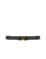 ELISABETTA FRANCHI Cintura con placca logata BLACK Donna 