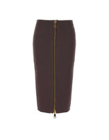 Gonna maxi zip gold GK28B66E2 EV9 ELISABETTA FRANCHI 