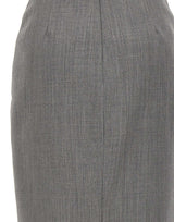 ELISABETTA FRANCHI Gonna in lana con spacco GREY Donna 
