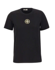 T-shirt con placca logo MA00866E2 110 ELISABETTA FRANCHI 