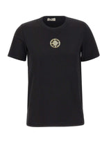 T-shirt con placca logo MA00866E2 110 ELISABETTA FRANCHI 