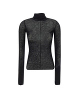 ELISABETTA FRANCHI Maglia in lana vergine BLACK Donna 