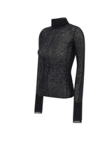 ELISABETTA FRANCHI Maglia in lana vergine BLACK Donna 