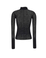 ELISABETTA FRANCHI Maglia in lana vergine BLACK Donna 