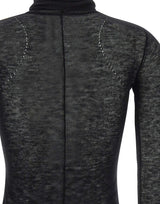 ELISABETTA FRANCHI Maglia in lana vergine BLACK Donna 