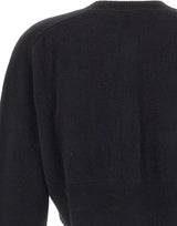 ELISABETTA FRANCHI Cardigan in lana e cashmere BLACK Donna 