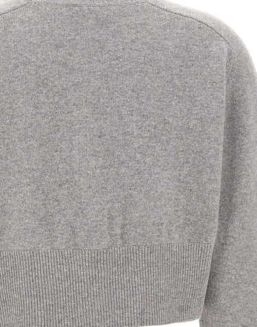 ELISABETTA FRANCHI Cardigan in lana e cashmere GREY Donna 