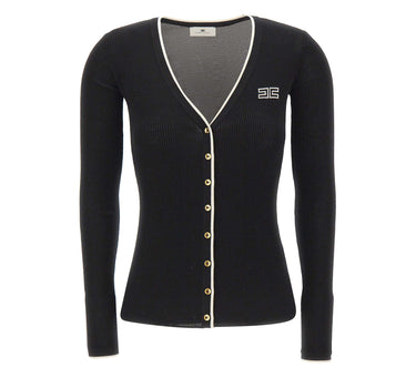 Cardigan in maglia a costine MK16B66E2 685 ELISABETTA FRANCHI 