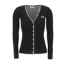 Cardigan in maglia a costine MK16B66E2 685 ELISABETTA FRANCHI 