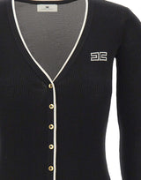 Cardigan in maglia a costine MK16B66E2 685 ELISABETTA FRANCHI 