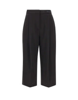 ELISABETTA FRANCHI Pantaloni in crêpe leggero BLACK Donna 