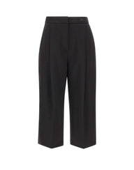 ELISABETTA FRANCHI Pantaloni in crêpe leggero BLACK Donna 