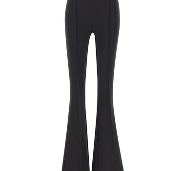 ELISABETTA FRANCHI Pantaloni in doppio crêpe stretch BLACK Donna 