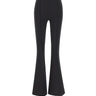 ELISABETTA FRANCHI Pantaloni in doppio crêpe stretch BLACK Donna 
