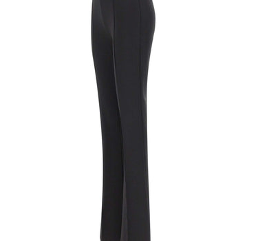 ELISABETTA FRANCHI Pantaloni in doppio crêpe stretch BLACK Donna 