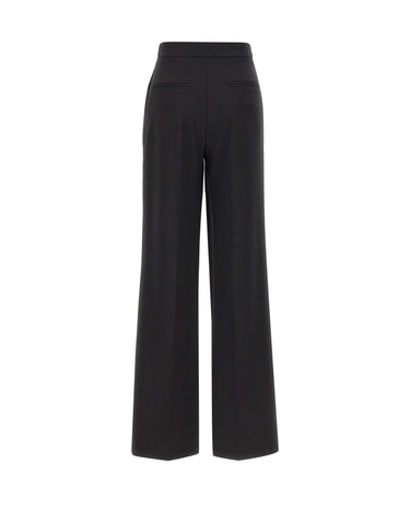 ELISABETTA FRANCHI Pantaloni in crêpe leggero BLACK Donna 