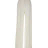 ELISABETTA FRANCHI Pantaloni in crêpe leggero WHITE Donna 