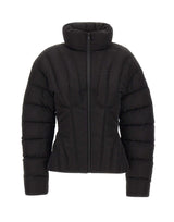 ELISABETTA FRANCHI Piumino in tessuto vela BLACK Donna 