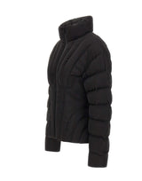 ELISABETTA FRANCHI Piumino in tessuto vela BLACK Donna 