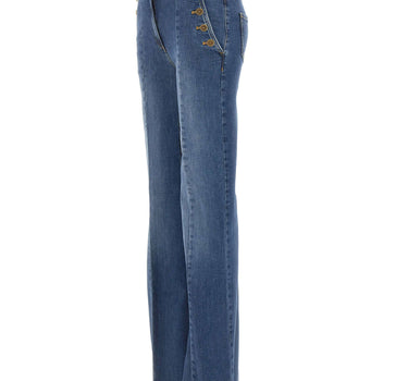 Jeans a zampa con bottoniera PJ12D66E2 139 ELISABETTA FRANCHI 
