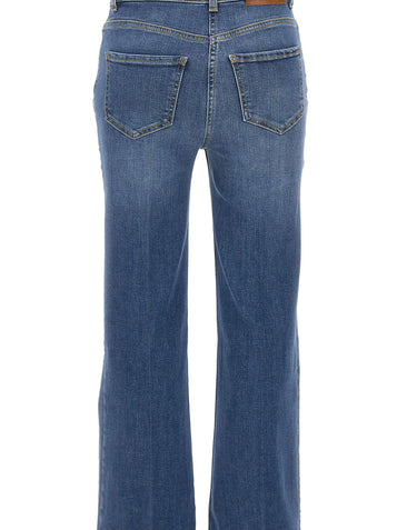 Jeans a zampa con bottoniera PJ12D66E2 139 ELISABETTA FRANCHI 