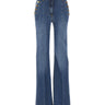 Jeans a zampa con bottoniera PJ12D66E2 139 ELISABETTA FRANCHI 