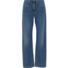 ELISABETTA FRANCHI Jeans a gamba larga e dritta BLUE Donna 