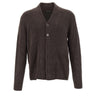 EMPORIO ARMANI Cardigan in misto lana vergine BROWN Uomo 