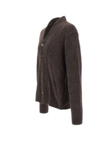 EMPORIO ARMANI Cardigan in misto lana vergine BROWN Uomo 