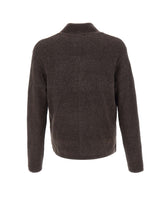 EMPORIO ARMANI Cardigan in misto lana vergine BROWN Uomo 