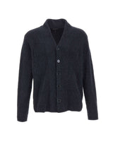 EMPORIO ARMANI Cardigan in misto lana vergine BLUE Uomo 