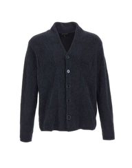 EMPORIO ARMANI Cardigan in misto lana vergine BLUE Uomo 