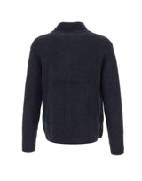 EMPORIO ARMANI Cardigan in misto lana vergine BLUE Uomo 