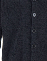 EMPORIO ARMANI Cardigan in misto lana vergine BLUE Uomo 