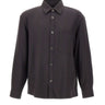 EMPORIO ARMANI Camicia in lana vergine GREY Uomo 