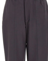 EMPORIO ARMANI Pantaloni in lana con coulisse GREY Uomo 