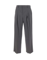 EMPORIO ARMANI Pantaloni in tela di lana elasticizzata GREY Uomo 