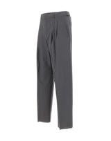 EMPORIO ARMANI Pantaloni in tela di lana elasticizzata GREY Uomo 